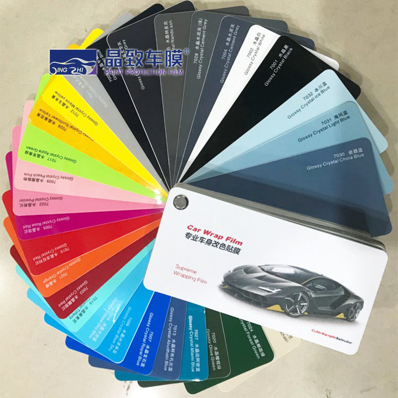 OEM 多色ビニール カー ラップ サンプル ブック実用的軽量