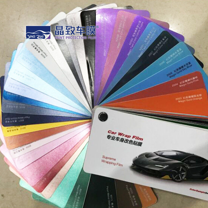 OEM 多色ビニール カー ラップ サンプル ブック実用的軽量