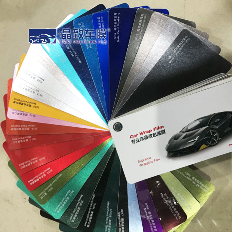 OEM 多色ビニール カー ラップ サンプル ブック実用的軽量
