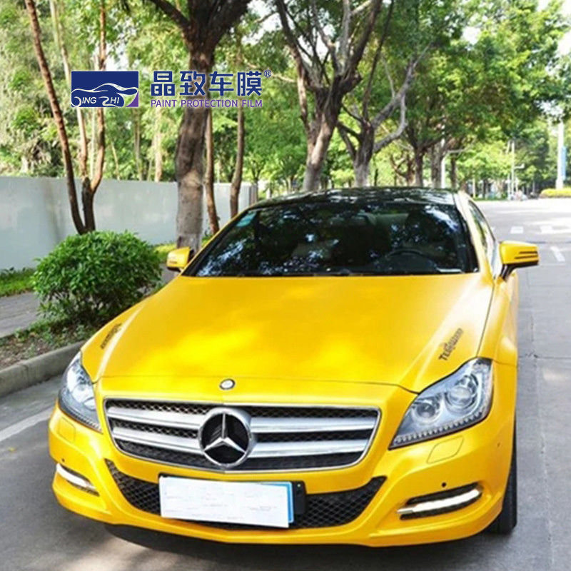 黄色い色車の装飾のフィルムの自動ビニールの覆いの自動ペンキの保護光沢のある水晶トウモロコシ
