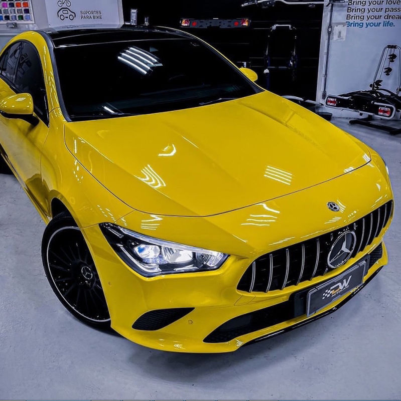 ペット極度の光沢のある自動車スカイ ブルーの灰色黄色く赤い緑の黒い車の覆いのビニールのフィルム車完全なボディ ビニールのステッカー