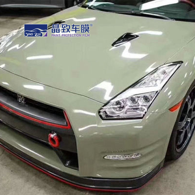 3 メートルビビッドクリスタルカーキグリーン車体フィルムカーラッピングロールエアリリースラップフィルムビニール