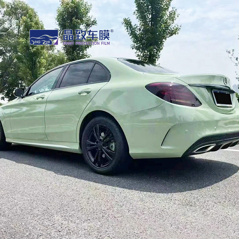 WRAPMASTER ROHSの証明書車のステッカーの気泡自由な車のフィルムの明確な保護カーキ色に緑に車の包むこと
