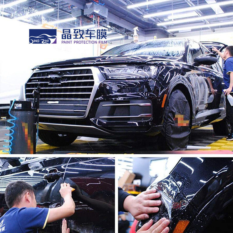 PPFの倍のコーティング覆いを広告するための明確なTPU車のペンキの保護フィルムのビニール