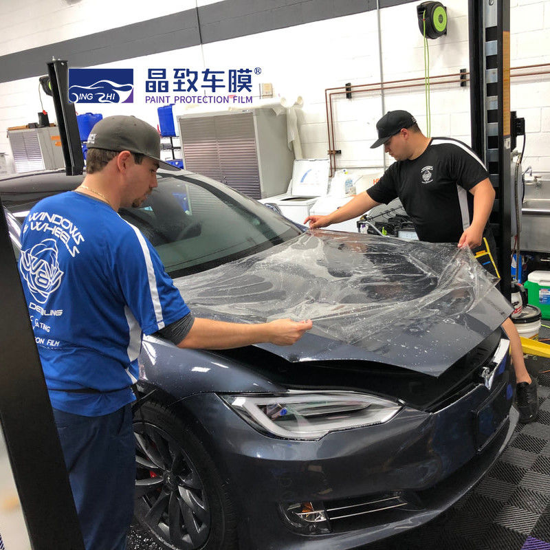 卸売価格透明なフィルムを保護するために包む車体のための光沢のあるPpfの明確なペンキの保護フィルム5つの層の