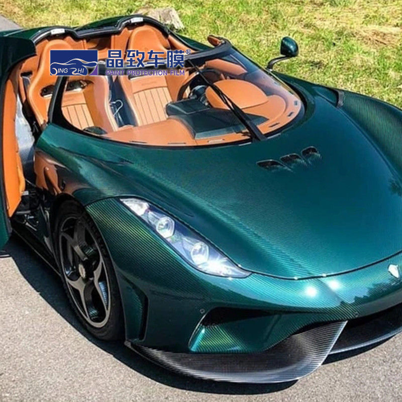 Oilproof車のビニールによって着色されるペンキの保護フィルムの伸縮自在の多目的